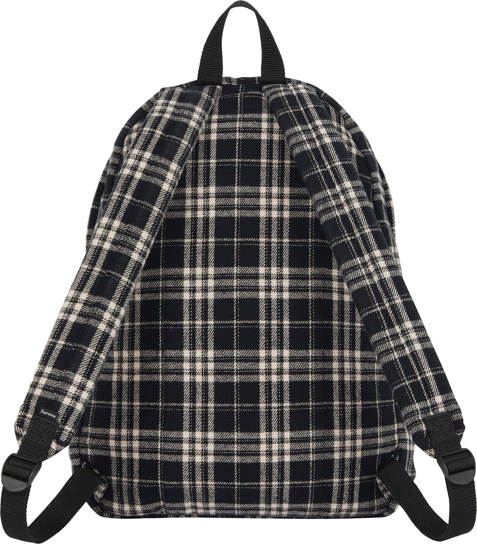 Appliqué Flannel Backpack view 5